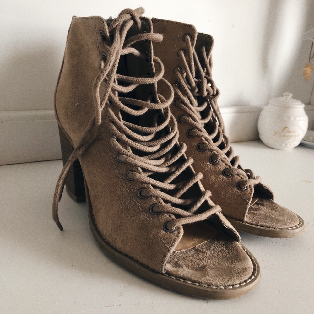 Lace-up Booties